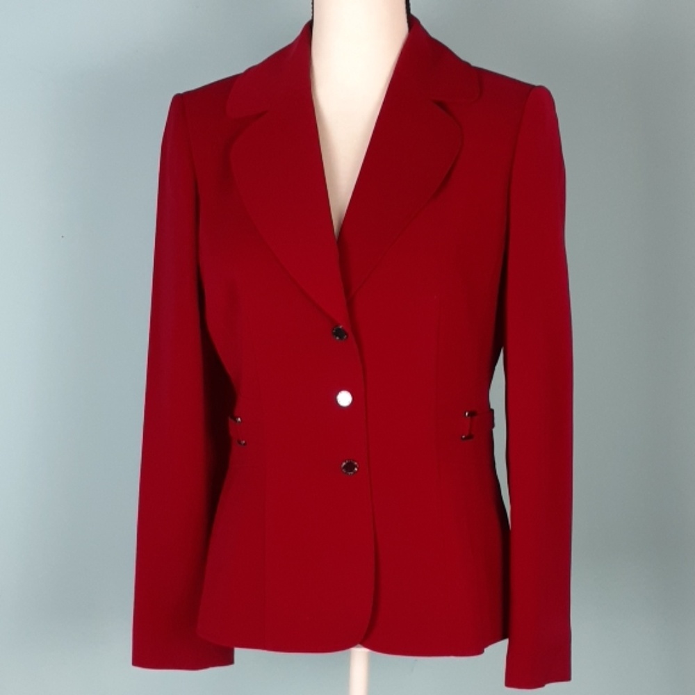 Tahari Red Blazer